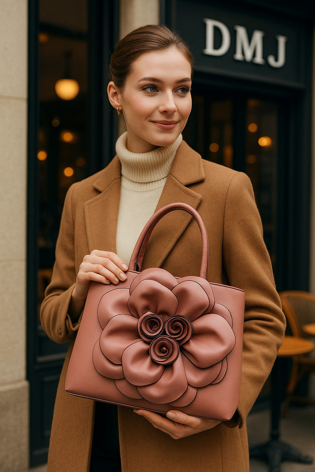 Rose Prelude · 3D Flower Handbag