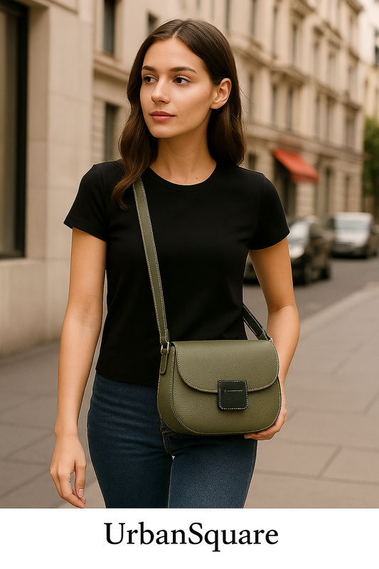 Forest Edge Leather Satchel
