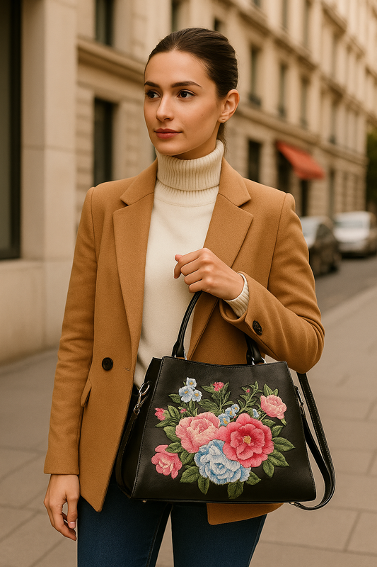 The Peony Bloom tote