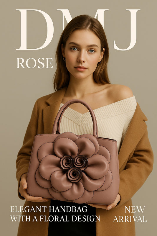 Rose Prelude · 3D Flower Handbag